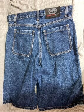 Ecko Unlimited vintage Relaxed Dark Blue Denim Shorts